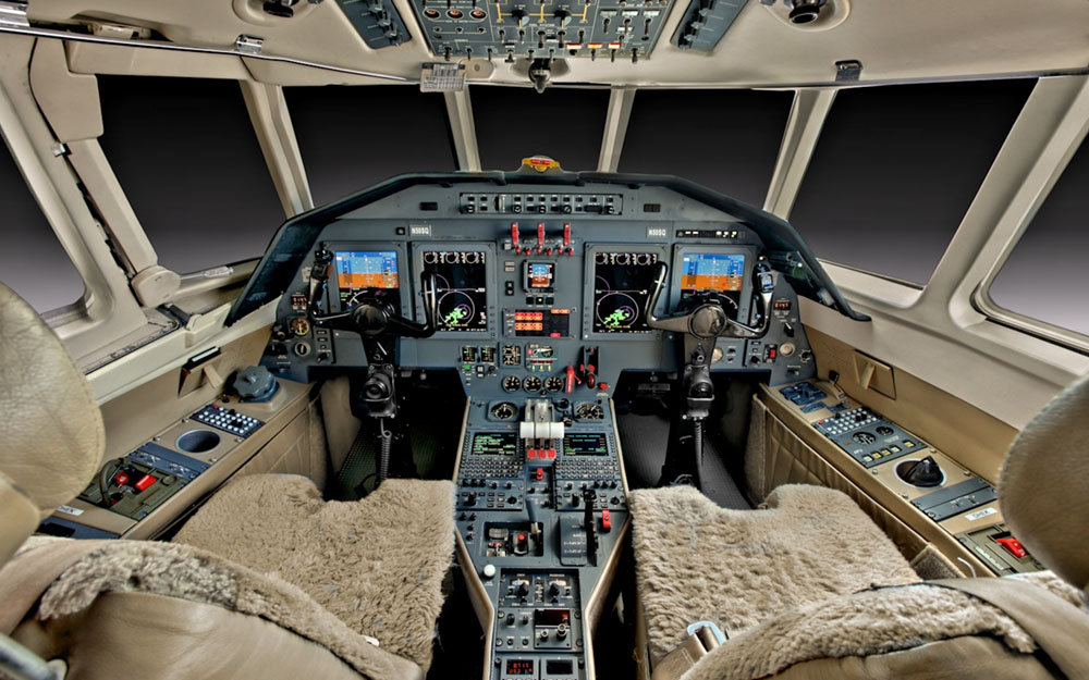 falcon dassault cockpit 1986